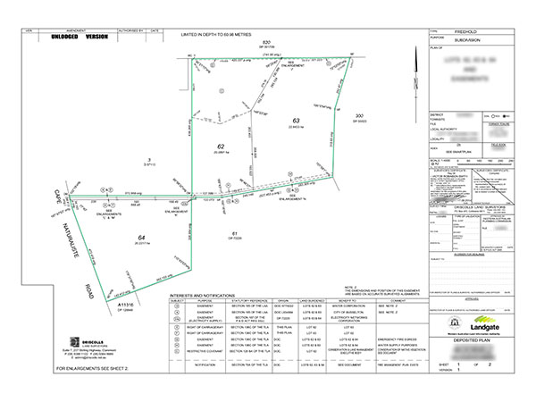 Perth Subdivision Boundary Surveys